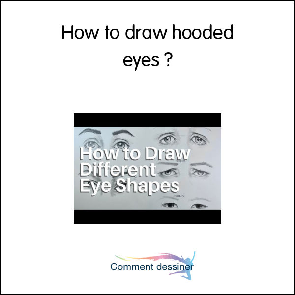 How to draw hooded eyes